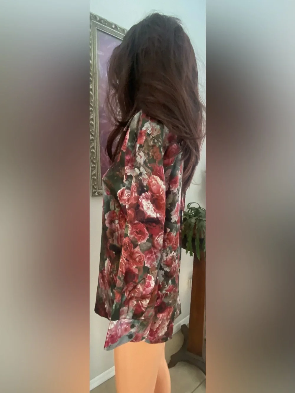 NEW L'AGENCE MULTI FLORAL TYLER SILK BUTTON DOWN BLOUSE - Picture 15 of 15